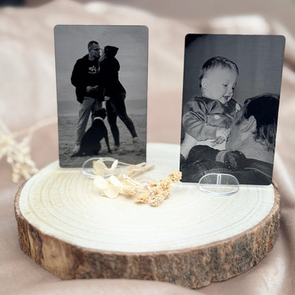 Fotogravur auf Aluminiumkarte | 1 Karte | Lunavur