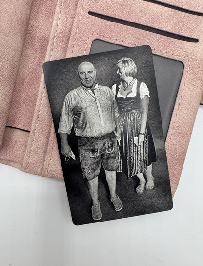 Fotogravur auf Aluminiumkarte | 1 Karte | Lunavur