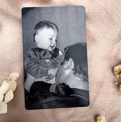 Fotogravur auf Aluminiumkarte | 1 Karte | Lunavur