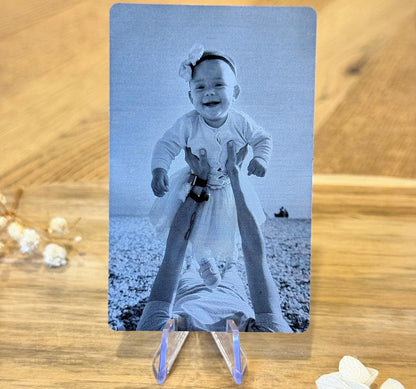 Fotogravur auf Aluminiumkarte | 1 Karte | Lunavur