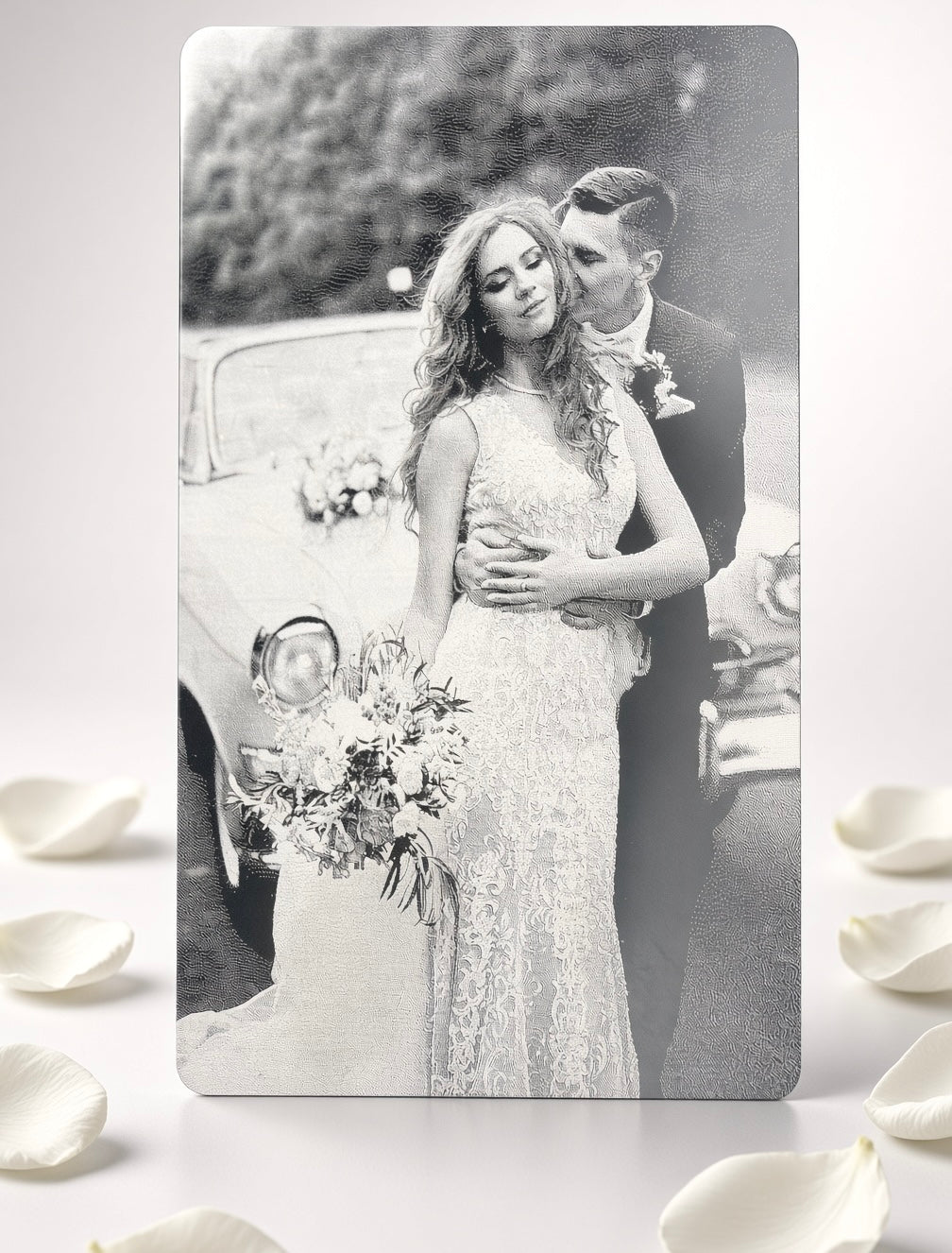 Fotogravur auf Aluminiumkarte | 1 Karte | Lunavur